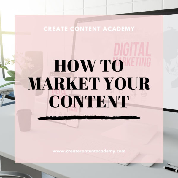 How to market your content